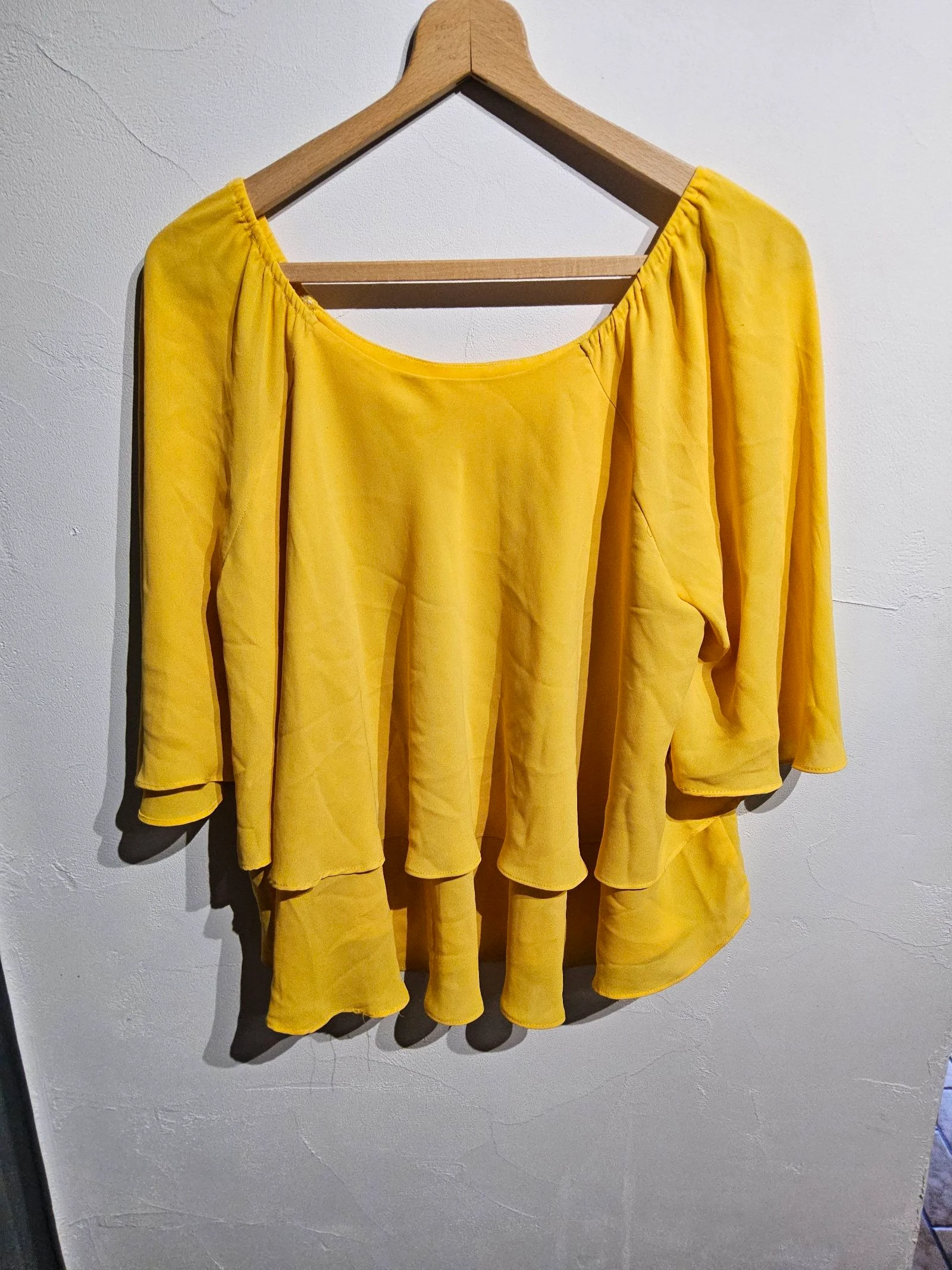 💛 Top fluide jaune Camaïeu – Taille 42 💛